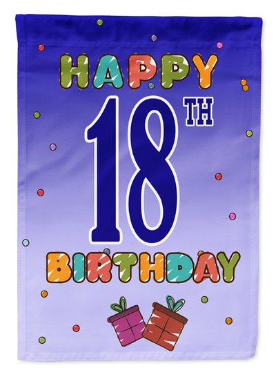 Caroline's Treasures Happy 18th Birthday Garden Flag 2-Sided 2-Ply product