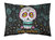 Happy Halloween Day of the Dead Fabric Standard Pillowcase