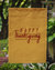 Happy Thanksgiving Garden Flag 2-Sided 2-Ply