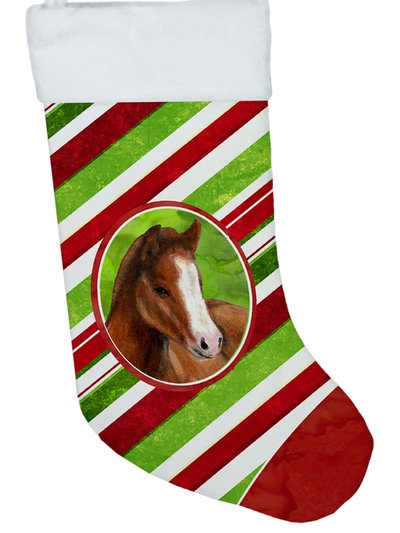 Caroline's Treasures Horse Foal Candy Cane Holiday Christmas Christmas Stocking product