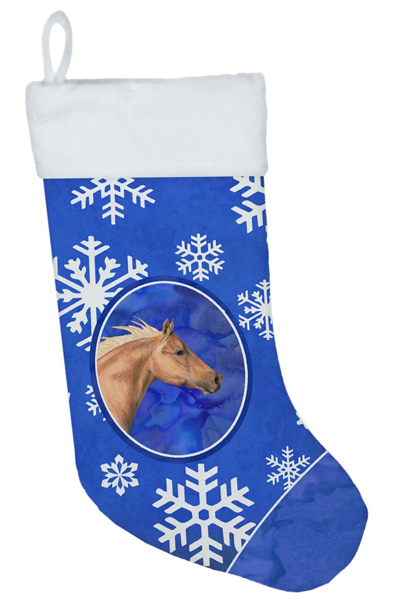 Horse Winter Snowflakes Holiday Christmas Stocking