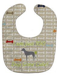 Irish Wolfhound Dog Gone Cute Baby Bib