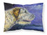 Irish Wolfhound Looking Fabric Standard Pillowcase