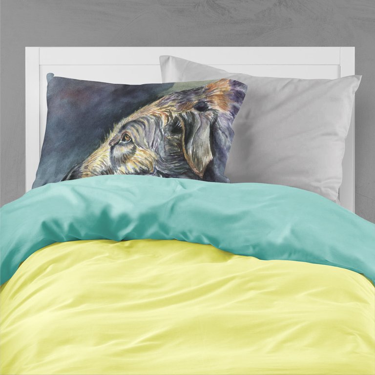 Irish Wolfhound Sleeper Fabric Standard Pillowcase