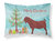 Kalahari Red Goat Christmas Fabric Standard Pillowcase