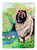 Keeshond Garden Flag 2-Sided 2-Ply - 7074GF