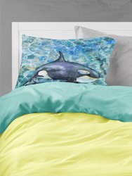 Killer Whale Orca Fabric Standard Pillowcase