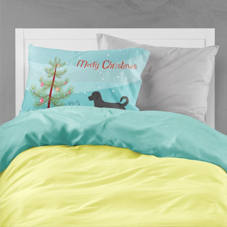 Labradoodle Christmas Fabric Standard Pillowcase