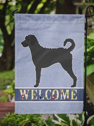 Labradoodle Welcome Garden Flag 2-Sided 2-Ply