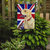 Labrador With English Union Jack British Flag Garden Flag 2-Sided 2-Ply