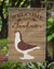 Large Pigeon Welcome Garden Flag 2-Sided 2-Ply