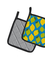 Lemons and Limes Pair of Pot Holders