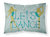 Let's Dance Linen Teal Fabric Standard Pillowcase