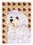 Maltese Fall Leaves Portrait Garden Flag 2-Sided 2-Ply