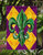 Mardi Gras Fleur De Lis Garden Flag 2-Sided 2-Ply