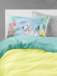 Maremma Sheepdog Spring Fabric Standard Pillowcase