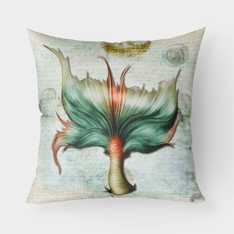 Mermaids and Mermen Mermaid Tail Fabric Decorative Pillow