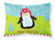 Merry Christmas Happy Penguin Fabric Standard Pillowcase