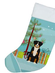 Merry Christmas Tree Appenzeller Sennenhund Christmas Stocking