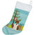 Merry Christmas Tree Bull Terrier Brindle Christmas Stocking