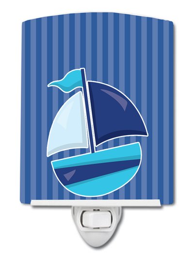 Caroline's Treasures Nautical Sailboat #2 Ceramic Night Light product