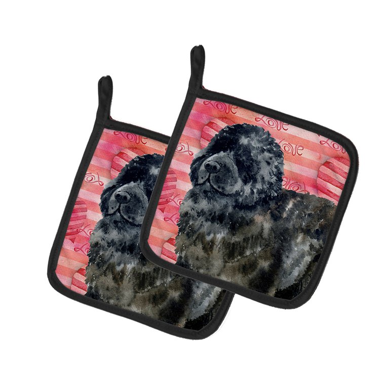 Newfoundland Love Pair of Pot Holders