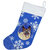 Norwegian Elkhound Winter Snowflakes Holiday Christmas Stocking