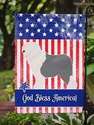 Old English Sheepdog Bobtail American Garden Flag 2-Sided 2-Ply