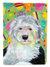 Old English Sheepdog Easter Eggtravaganza Garden Flag 2-Sided 2-Ply