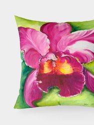 Orchid Fabric Decorative Pillow