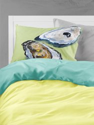 Oysters Two Shells Fabric Standard Pillowcase