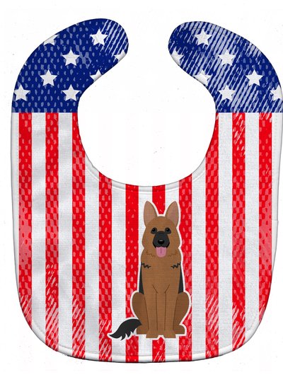 Caroline's Treasures Patriotic USA German Shepherd Baby Bib product