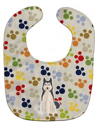 Pawprints West Siberian Laika Spitz Baby Bib