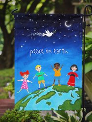 Peace on Earth Garden Flag 2-Sided 2-Ply