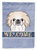 Pekingese Welcome Garden Flag 2-Sided 2-Ply