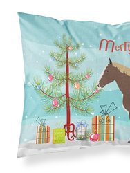 Percheron Horse Christmas Fabric Standard Pillowcase