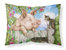 Pig at the Gate with the Cat Fabric Standard Pillowcase
