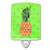 Pineapple Green Polkadot Ceramic Night Light