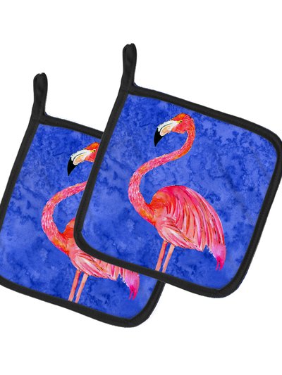 Caroline's Treasures Pink Flamingo Pair of Pot Holders product