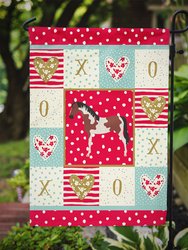 Pinto Horse Love Garden Flag 2-Sided 2-Ply