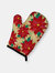 Poinsetta Christmas Oven Mitt BB7485OVMT - Christmas