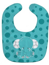 Polkadot Elephant Baby Bib