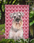 Polyester Hearts Love and Valentine's Day Schnauzer Garden Flag 2-Sided 2-Ply