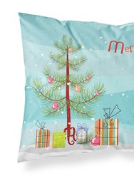 Pomsky #1 Christmas Tree Fabric Standard Pillowcase