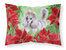 Poodle Poinsettas Fabric Standard Pillowcase