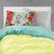 Poodle Poinsettas Fabric Standard Pillowcase