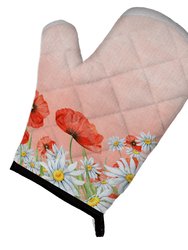 Poppies and Chamomiles Oven Mitt