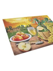 PRS4027LCB Soave, Apple, Wine & Cheese Glass Cutting Board - Large