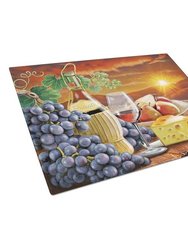 PRS4029LCB Chianti Pears Wine & Cheese Glass Cutting Board - Large