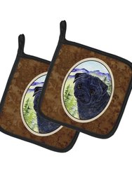 Pug Pair of Pot Holders